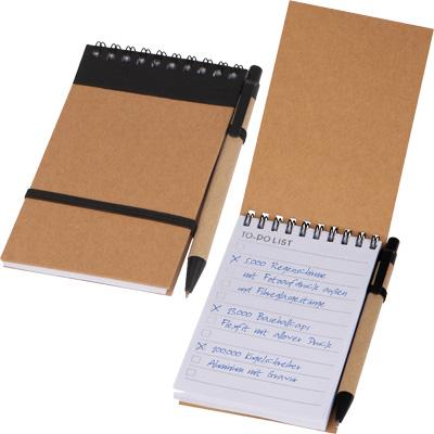 Recycled Notebook with pen