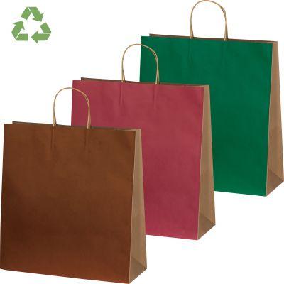 NP-135 Small recycled paperbag with 2 handles