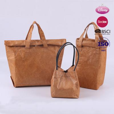 Waterproof crumpled DuPont paper bag