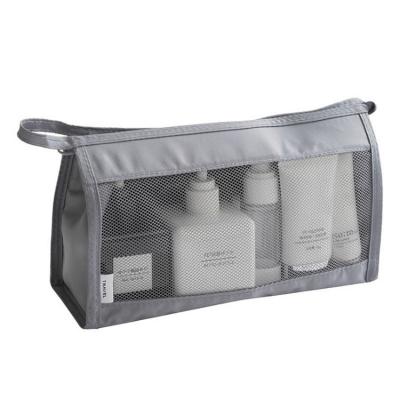 Must-Have Portable Triangular Mesh Toiletry Bag - Large-Capacity Travel Makeup & Storage Pouch for Organizing