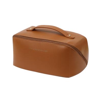 New Arrival Organ-Style Pillow Makeup Bag - Portable Large-Capacity PU Lipstick Storage Pouch for Toiletries & Sundries